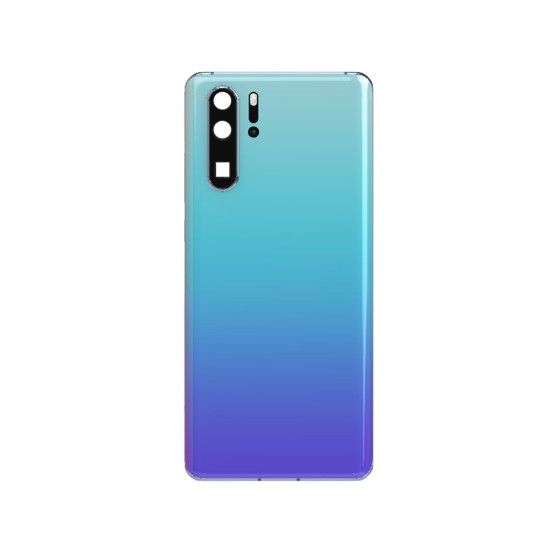 Tapa Trasera+Lente de Camara Huawei P30 Pro Azul Claro